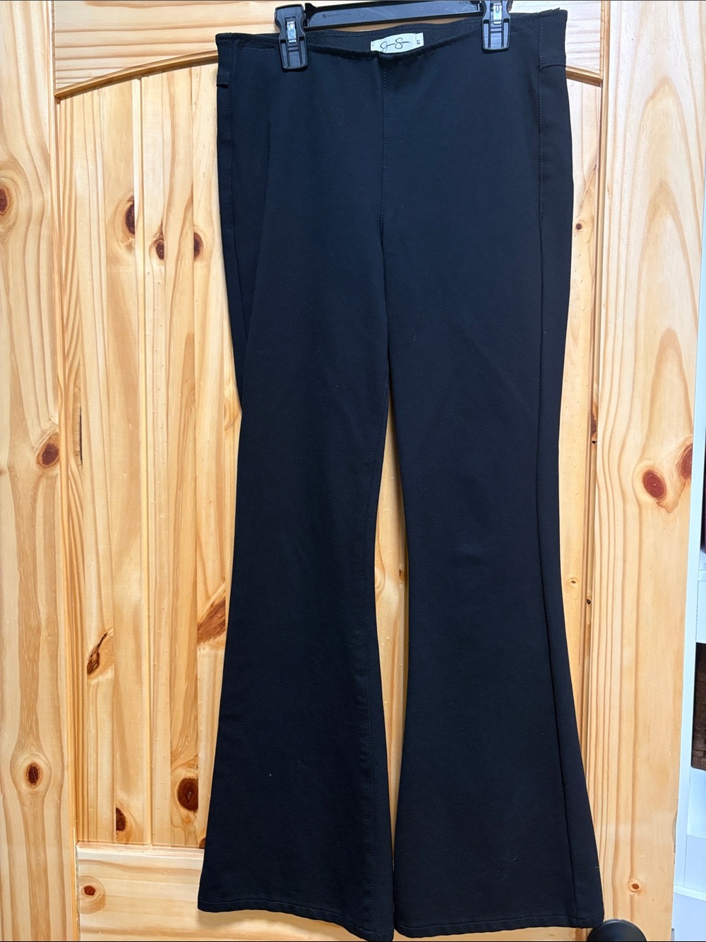 Jessica Simpson Black Flare Ponte Pants